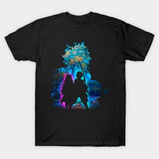 Komado's family forest set Silhouette T-Shirt